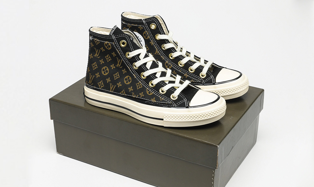 Giày Louis Vuitton Lhome 22s 5D màu nâu trắng #26 Giày Louis Vuitton Lhome 22s 5D màu nâu trắng